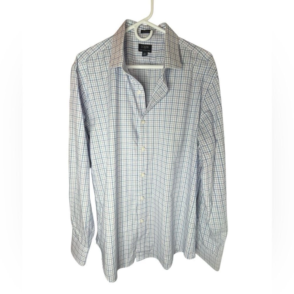 J.CREW THOMPSON FLEX WRINKLE FREE BUTTON UP MENS‎ SIZE XL